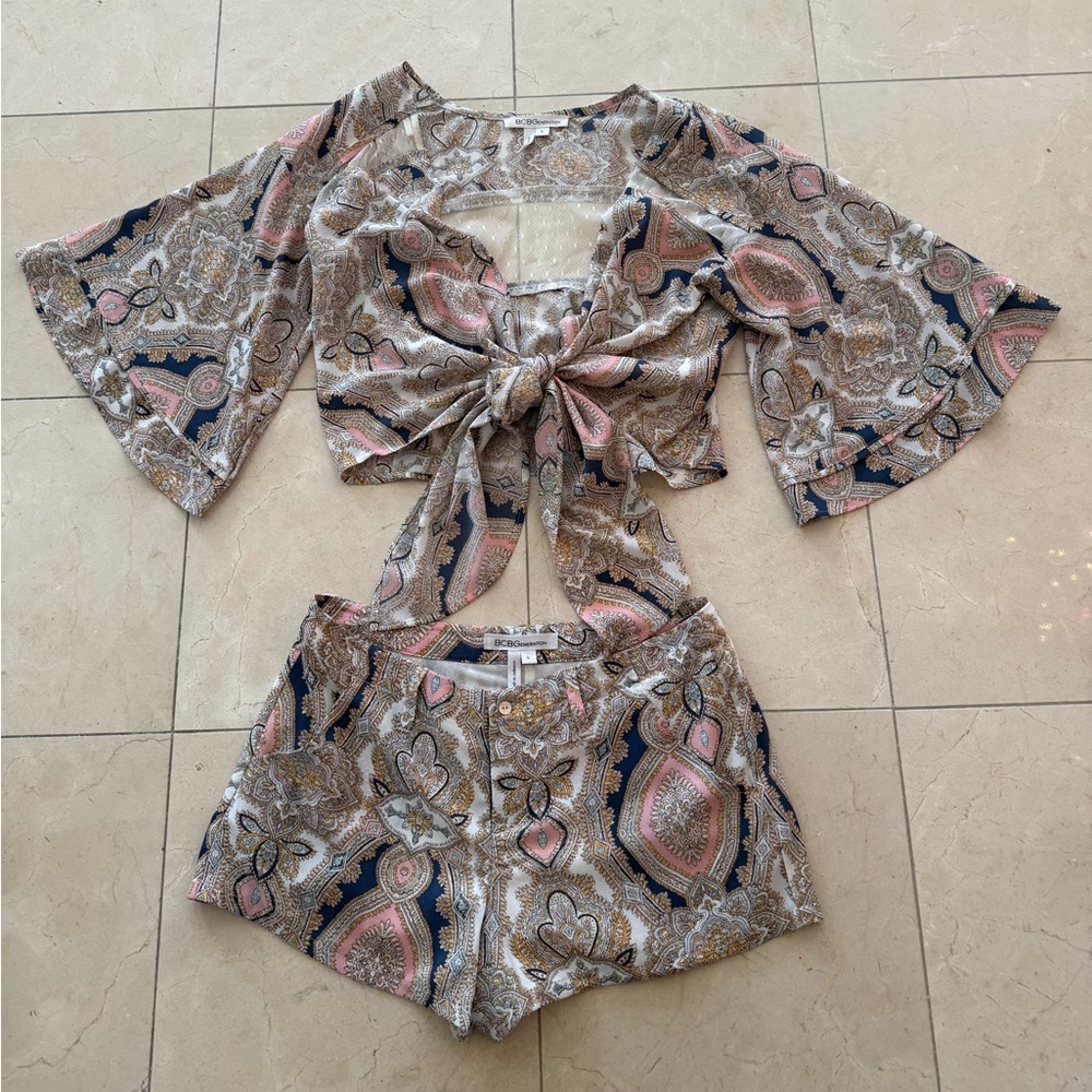 BGBGeneration Top and Shorts Set